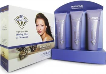 Magiray professional Magiray Diamond premium skin care (Набор «Бриллиантовый» для домашнего ухода), 3х