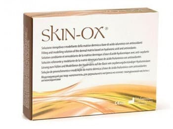 Skin -Ox Осветление кожи, антиоксидантное действие (Гиалуроновая кислота + аминокислоты + витамин С), 3 ампулы х