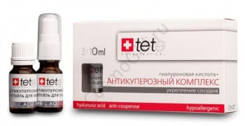 Tete Cosmeceutical Гиалуроновая кислота и антикуперозный комплекс