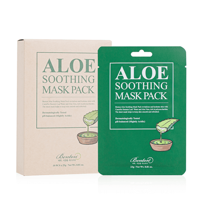 Маски на основе алоэ Aloe Soothing Mask Pack ( )