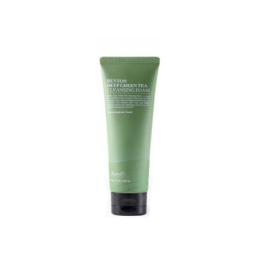 Очищающая пенка с зелёным чаем DEEP GREEN TEA Cleansing Foam