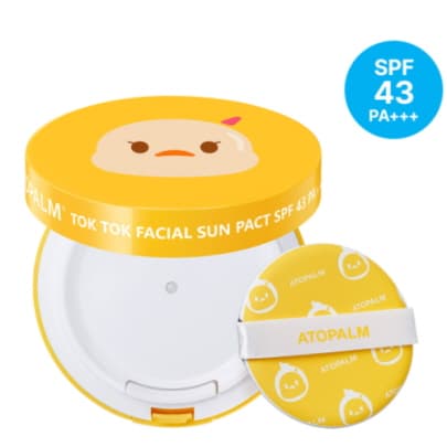 *Обновление дизайна* Солнцезащитный кушон TOK TOK Facial Sun Pact SPF43 PA+++