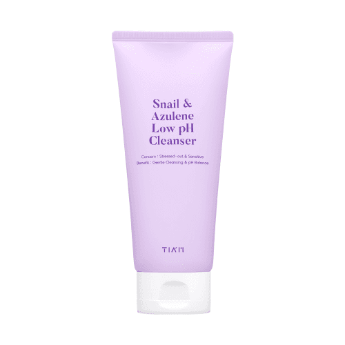 (Туба) Гель для умывания с Азуленом и Муцином улитки Snail & Azulene Low pH Cleanser