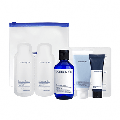 Набор миниатюр Essence Toner + Nutrition Cream 9ml + Low pH Pore Deep Ceansing Foam 40ml + Sachet 1ea