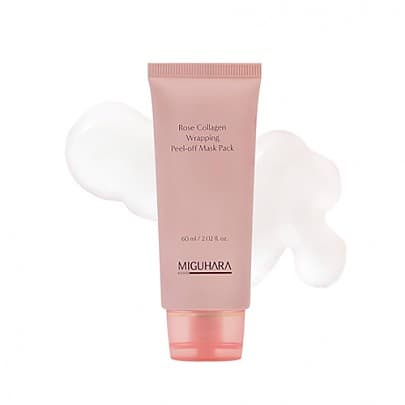 Маска-пленка для лица с коллагеном (смываемая) Rose Collagen Wrapping Peel Off Mask Pack