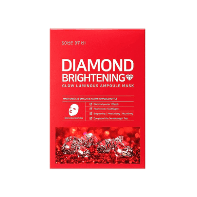 Тканевая маска для ровного тона Diamond Brightening Calming Glow Luminous Ampoule Mask ( )