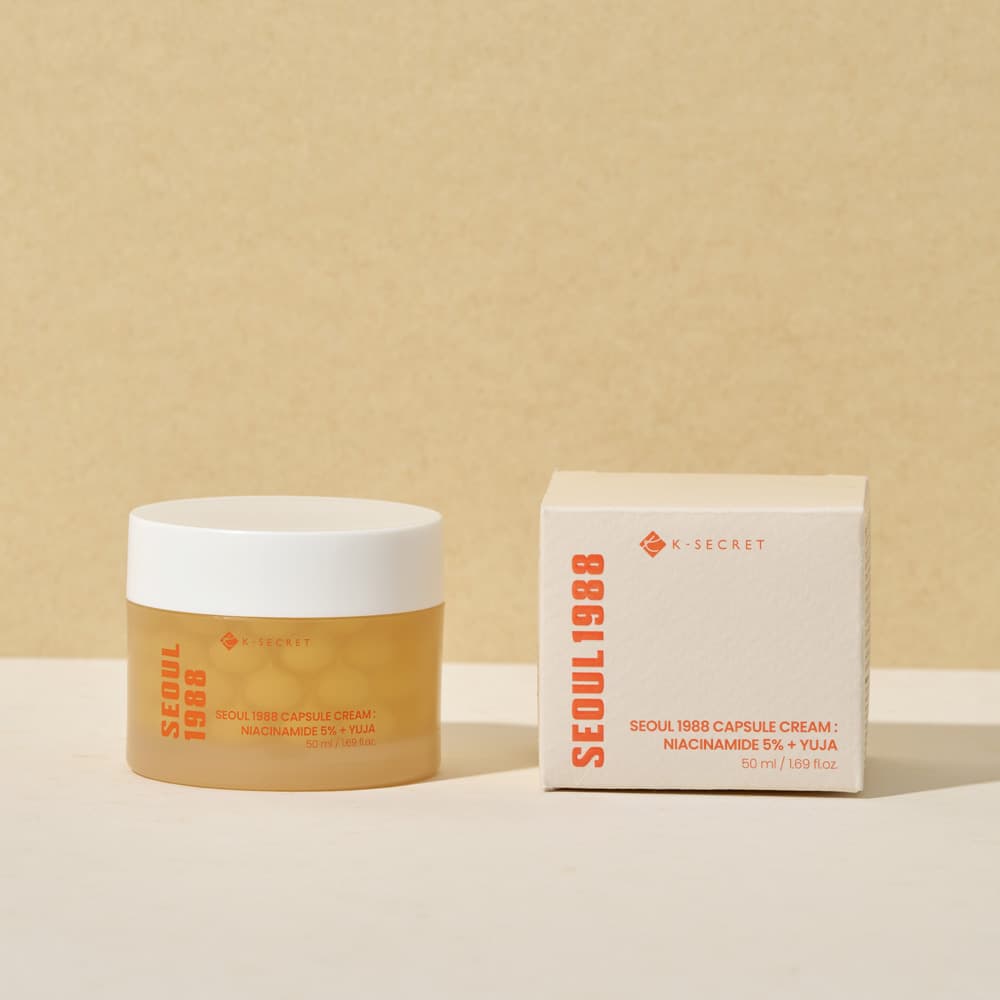 Капсульный крем с ниацинамидом и юдзу Capsule Cream : Niacinamide 5% + Yuja