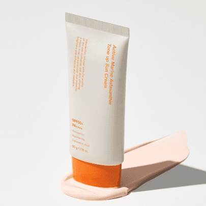 Солнцезащитный крем с морским астаксантином и эффектом тон-ап Active Marine Astaxanthin Tone up Sun Cream
