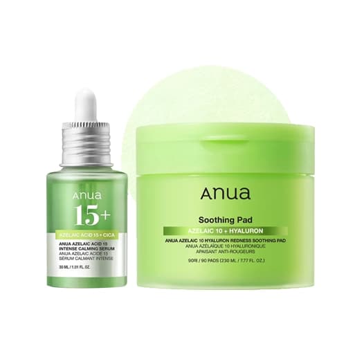 Набор для успокоения и увлажнения Redness Soothing Prep & Boost Duo (сыворотка + тонер-пэды 90шт.) +мини-сыворотка в подарок