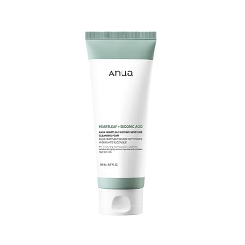*обновление* Увлажняющая очищающая пенка Heartleaf Succinic Moisture Cleansing Foam