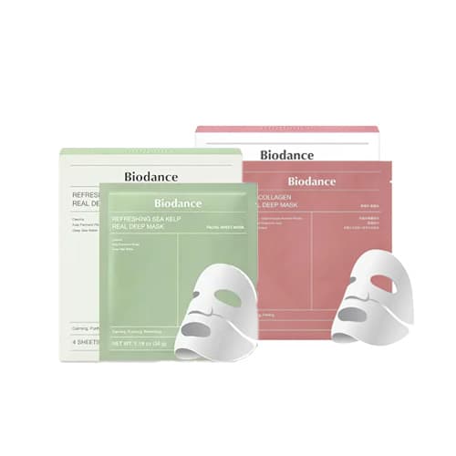 Набор тканевых масок (Hydro Cera-nol — . + Bio-Collagen — 4 шт.)