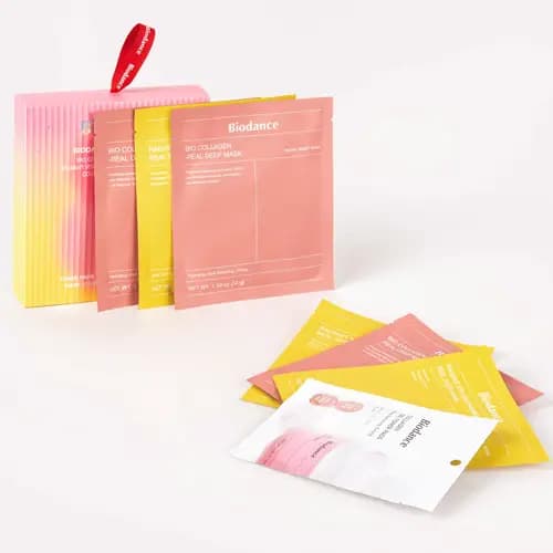 Набор Glow Duo (3 коллагеновые маски + 3 витаминные маски + 10 коллагеновых тонер-пэдов)
