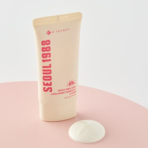 Солнцезащитный крем Seoul 1988 Sun Collagen Complex 7 + Plum
