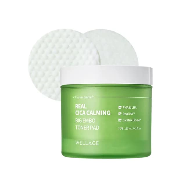 Пэды с тонером Real Cica Calming Big Embo Toner Pad (70 Pads)