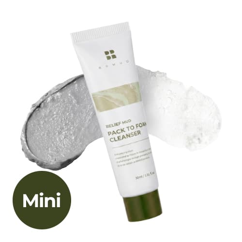 mini Очищающее средство 2-в-1 Recovery Mud Pack To Foam Cleanser