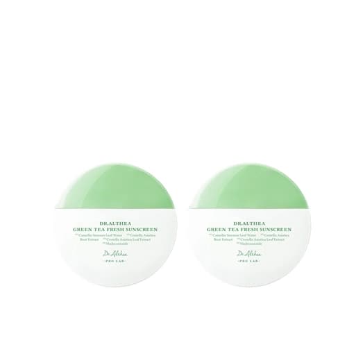 Освежающий солнцезащитный крем с зелёным чаем Green Tea Fresh Sunscreen, (2 шт.)