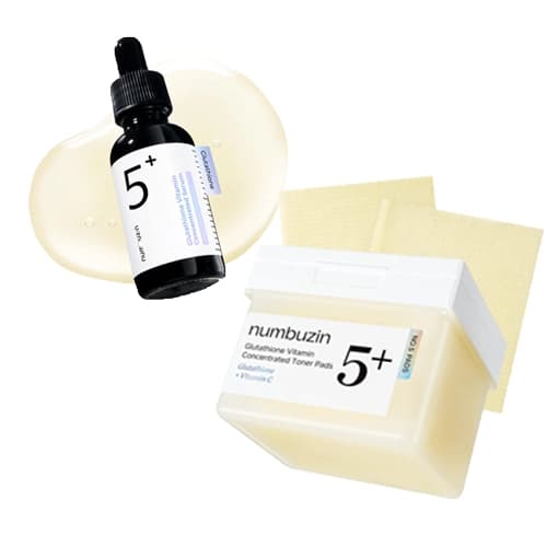 Набор с сывороткой и пэдами No.5+ Glutathione Vitamin