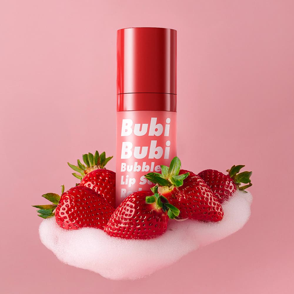 Пузырьковый скраб для губ Bubi Bubi Bubble Lip Scrub #Red