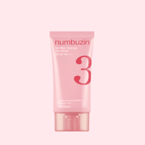 Солнцезащитная сыворотка No.3 No Filter Tone-Up Sun Serum #02 Glow