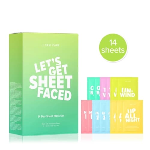 обновлённая версия Набор тканевых масок на 14 дней Let’s Get Sheet Faced