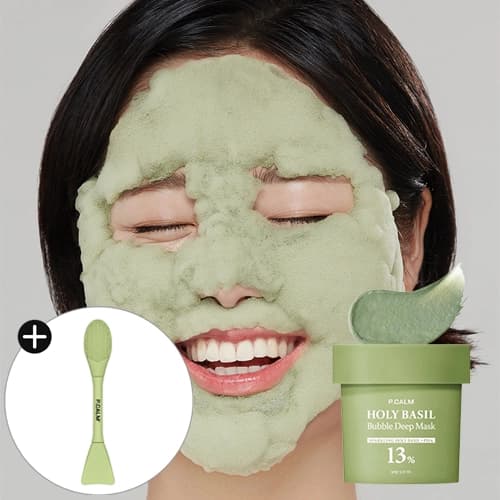 Глубоко очищающая пузырьковая маска с базиликом Holy Basil Bubble Deep Mask