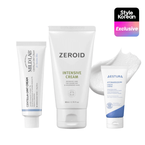 Трио лучших K-derma кремов (ZEROID + MILDLAB + Aestura)