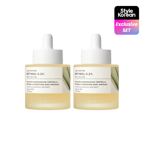Дуо-набор ампульной сыворотки Madagascar Centella Retinol 0.2 Boosting Shot ( + 30мл)