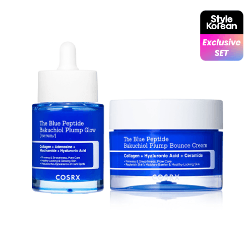 Дуо-набор The Blue Peptide Bakuchiol Plump (сыворотка + крем)