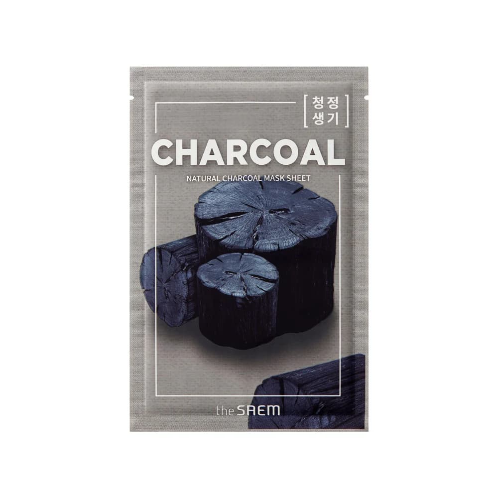 Тканевая маска с натуральным углём Natural Charcoal Mask Sheet ( .)
