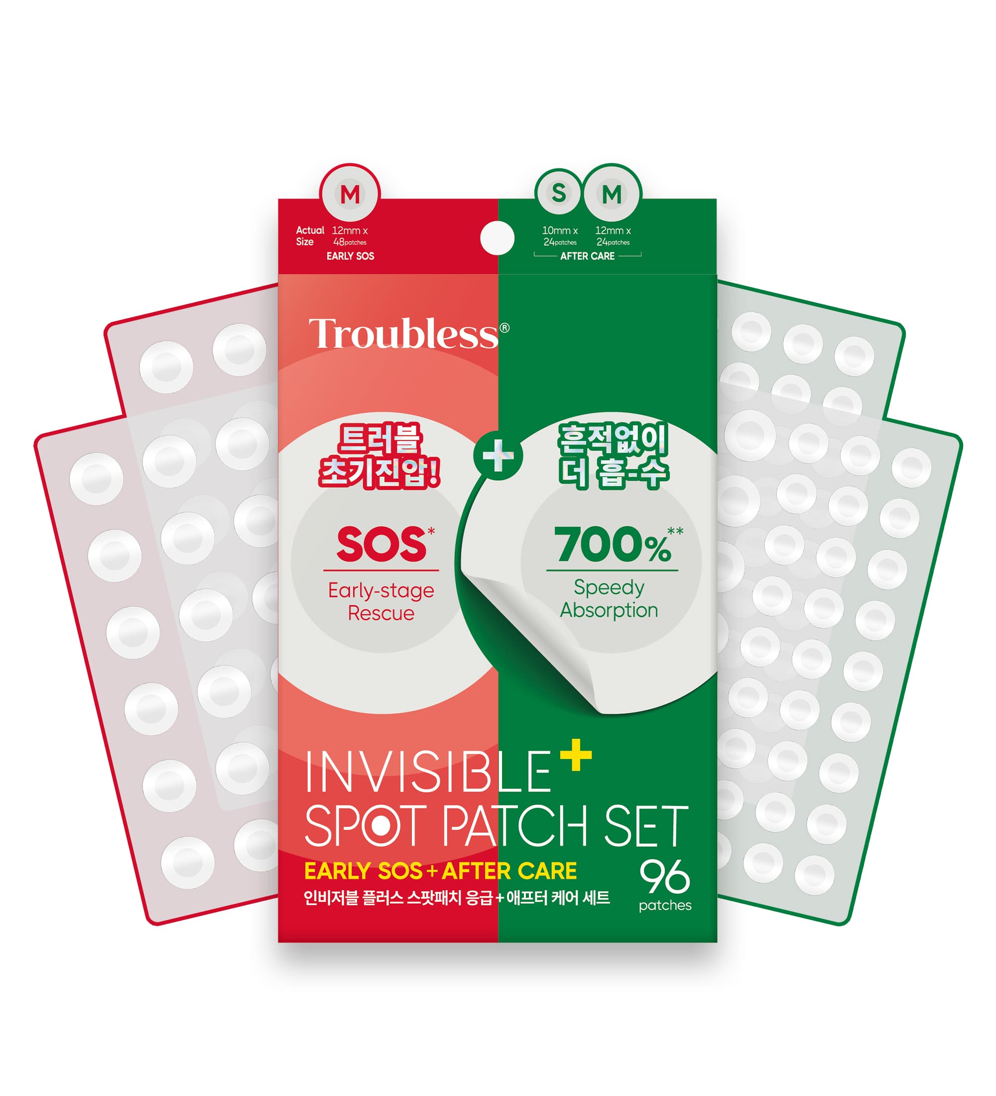 Набор точечных патчей Invisible Plus Spot: Early SOS + After Care ( .)