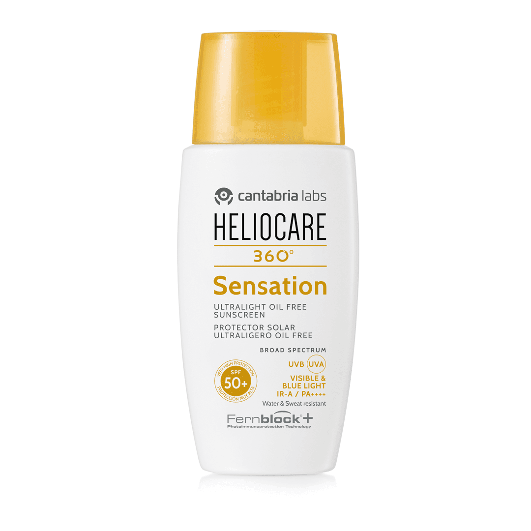 Ультралегкая солнцезащитная эмульсия SPF 50+ для чувствительной кожи Sensation Heliocare 360