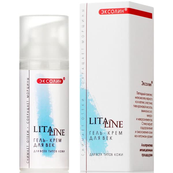 Гель-крем для век для всех типов кожи Litaline