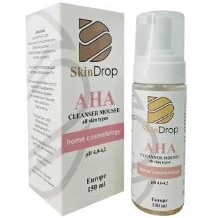 Очищающая AHA мусс-пенка AHA Cleanser Mousse Skindrop