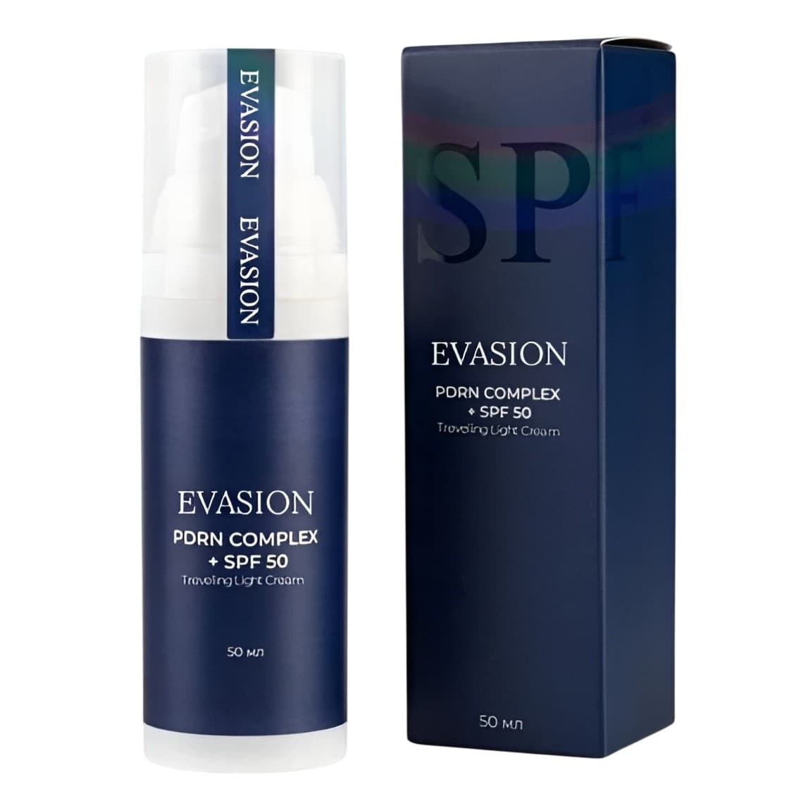 Крем солнцезащитный PDRN COMPLEX + SPF 50 TRAVELING LIGHT CREAM Evasion