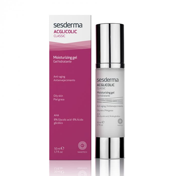 Гель увлажняющий с гликолевой кислотой Acglicolic Moisturizing Gel Sesderma