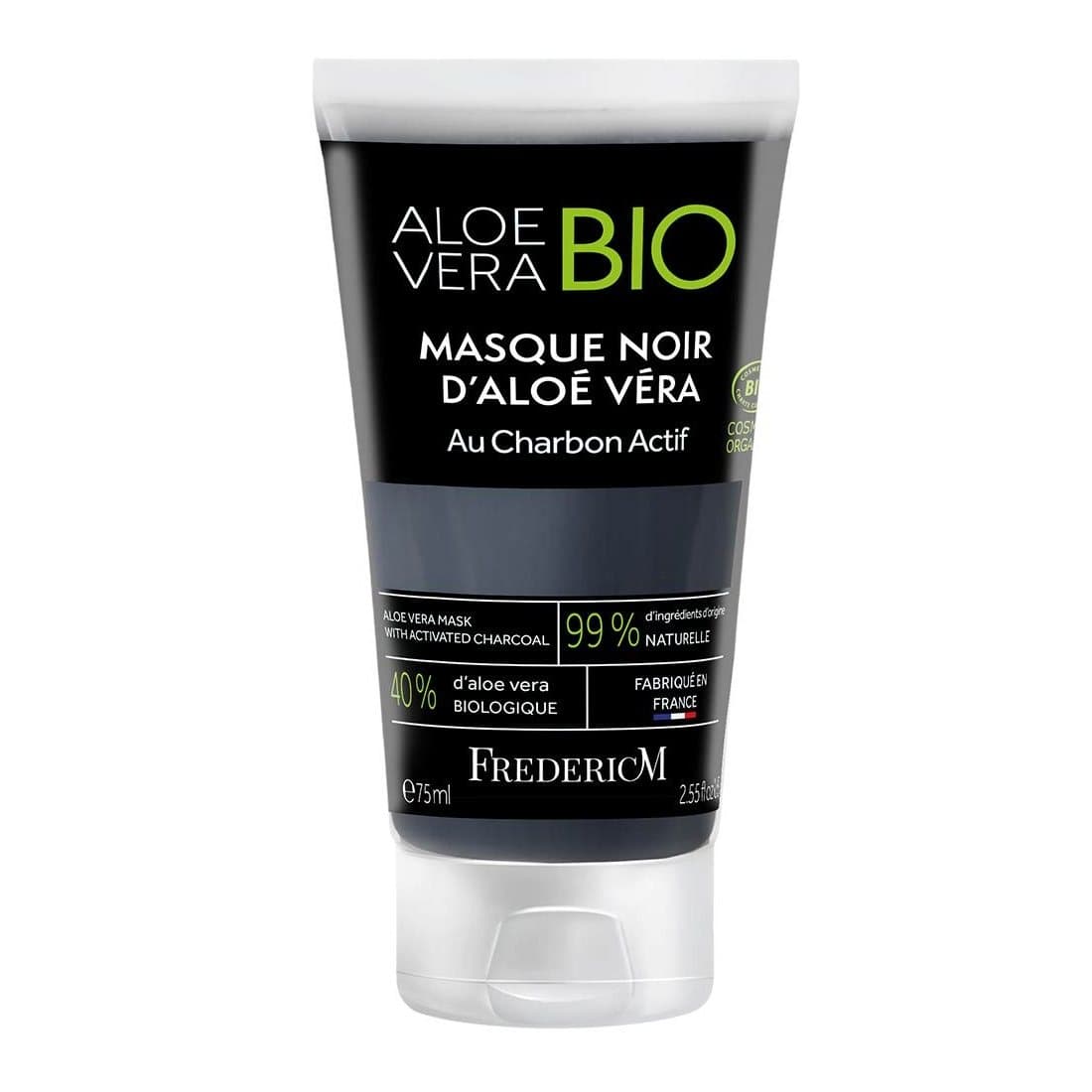 Маска для лица c древесным углем Aloe Vera Bio Frederic M