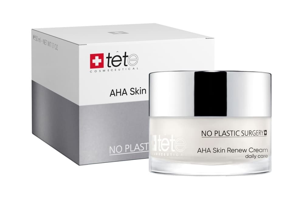 Стимулирующий крем с комплексом AHA-кислот AHA Skin Renew Cream Tete Cosmeceutical