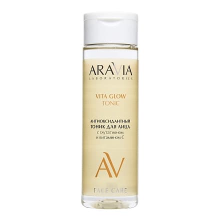 Антиоксидантный тоник для лица с глутатионом и витамином С Vita Glow Tonic Aravia Professional