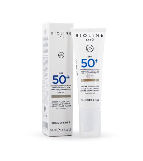 Крем-флюид для лица SPF-50+ высокой степени защиты Sundefense Bioline