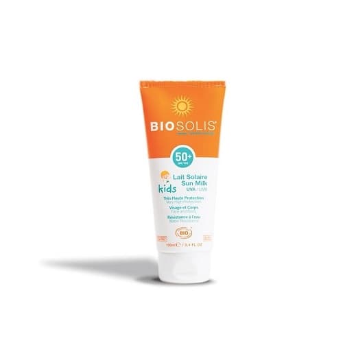 Детское солнцезащитное молочко для лица и тела SPF 50+ Biosolis