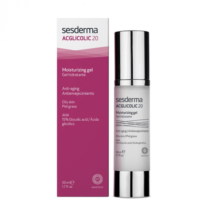 Гель увлажняющий с гликолевой кислотой Acglicolic 20 Moisturizing Gel Sesderma