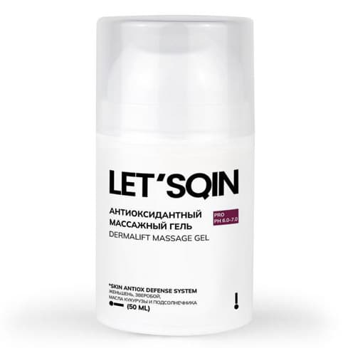Антиоксидантный массажный гель LET'SQIN