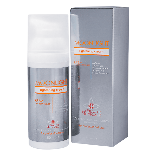 Крем осветляющий с арбутином 4% и пептидом DermaPep™ MOONLIGHT La Beaute Medicale