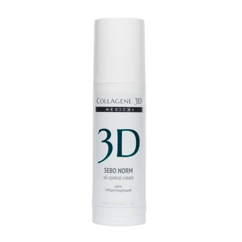 Крем для жирной и проблемной кожи лица Sebo Norm Medical Collagene 3D