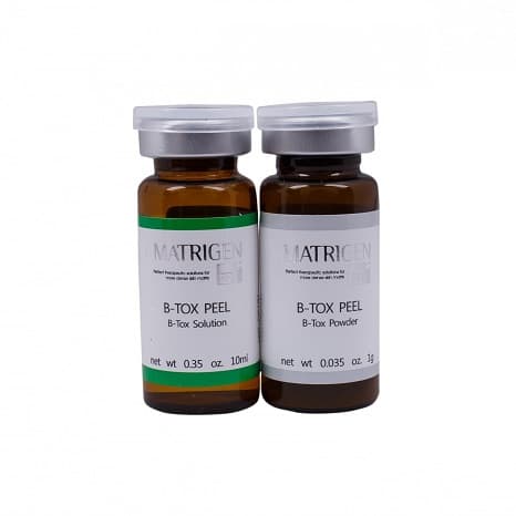 Ампулы с эффектом ботокса и пилинга Matrigen B-TOX PEEL Powder & Solution 2 x