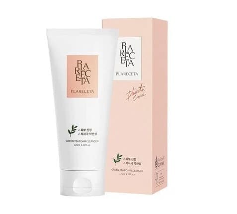 Пенка для очищения с антиоксидантами зеленого чая Green Tea Foam Cleanser PlaReceta