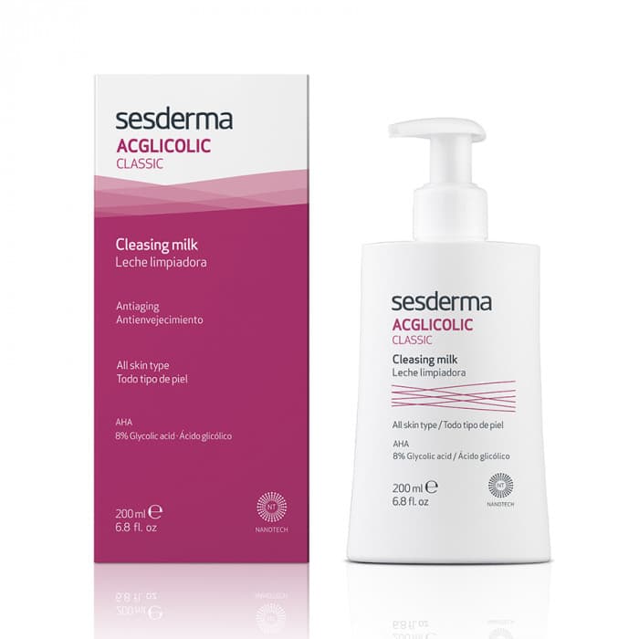 Молочко очищающее с гликолевой кислотой Acglicolic Cleansing Milk Sesderma