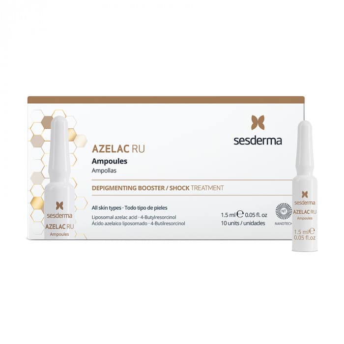 Средство в ампулах депигментирующее Azelac RU Ampoules Sesderma 10*