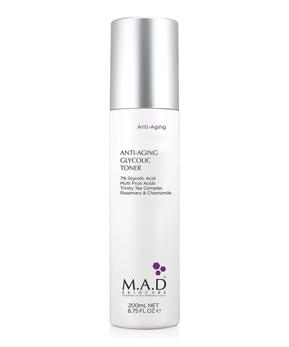 Тоник с 7% гликолевой кислотой предотвращающий старение кожи Anti Aging Glycolic Toner 7% M.A.D Skincare