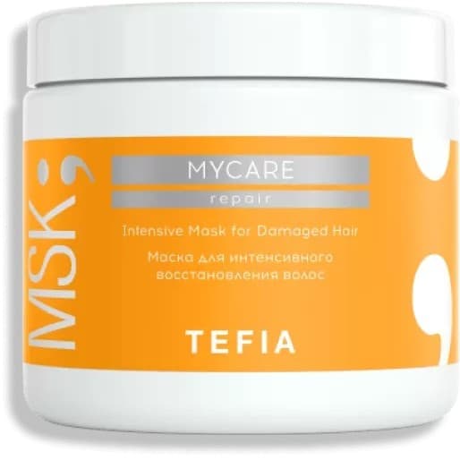 Маска для интенсивного восстановления волос Mycare Repair Tefia
